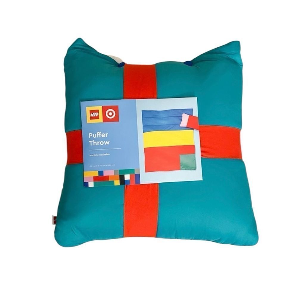 LEGO Collection x TARGET Color Block Puffer Throw Blanket